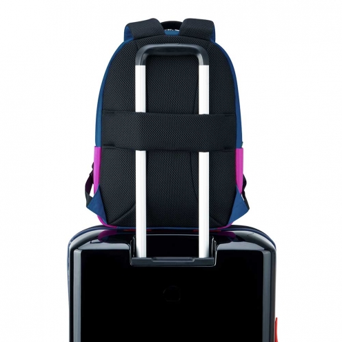 خرید کوله پشتی دلسی فابریکا راند بنتون رنگ آبی چمدان ایران -   FABRICA ROUND BACKPACK DELSEY PARIS 376661012 chamedaniran 6
